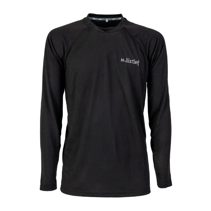 Dirtlej Mountee Men Long, Longsleeve Jersey, black – Bild 2